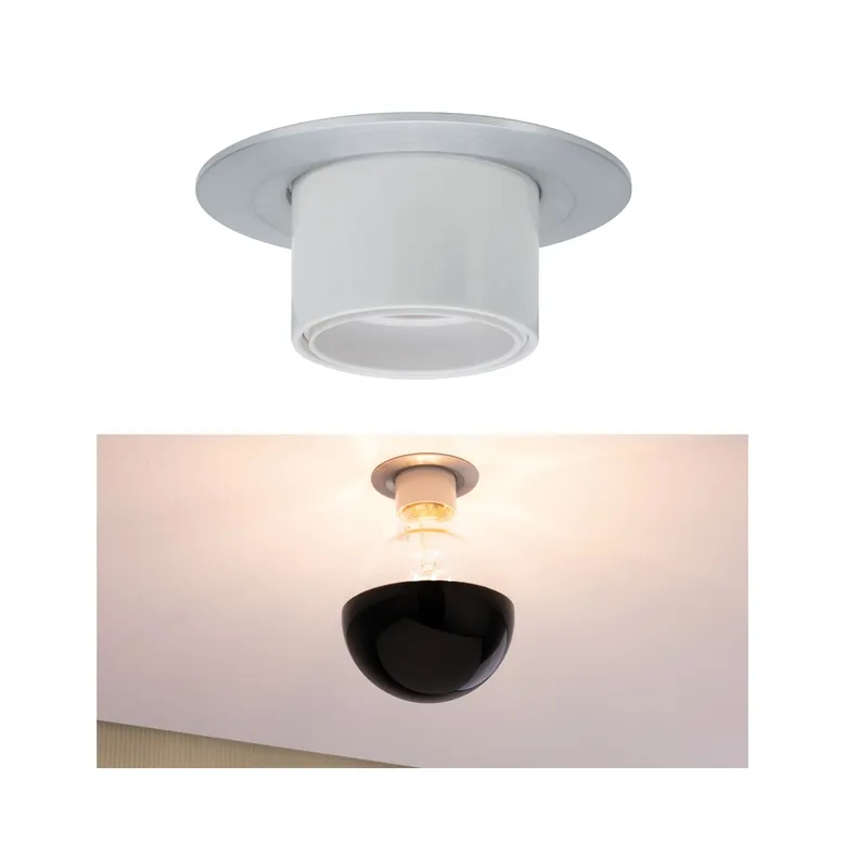 Neue Ware Paulmann EBL Nova Retro starr mit E27 Fassung max 1x10W 230V Alu gedreht