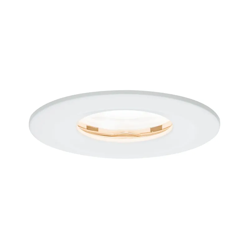 Paulmann Premium EBL Set Nova rund dim LED IP65 1x7W 230V GU10 51mm Weiß matt/Alu Zink Geprüft