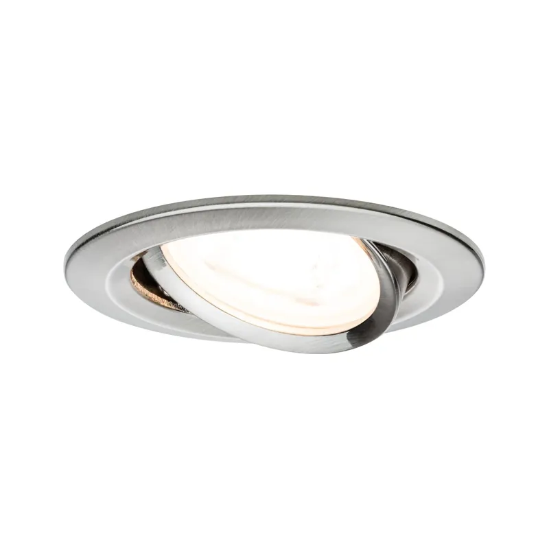 Sichere Zahlung Paulmann Premium EBL Set Nova rund schwb dim LED 1x7W 230V GU10 51mm Eisen geb./Alu Zk