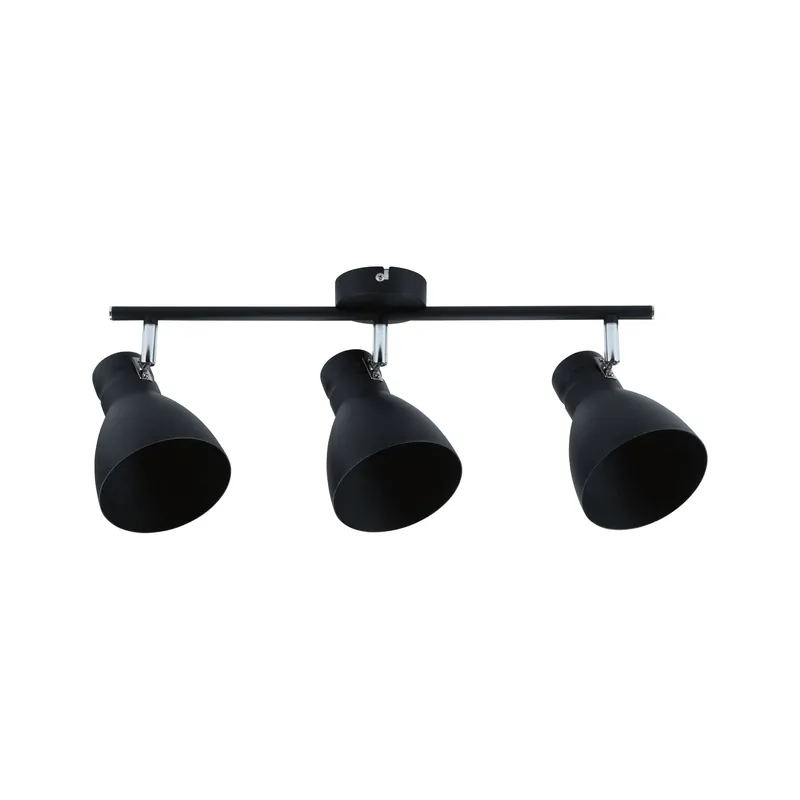 Gratis Versand Paulmann Strahler Davy 3-flammig max. 3x20W Schwarz ohne Leuchtmittel