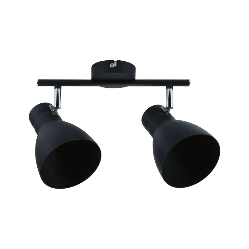 Top-Angebot Paulmann Strahler Davy 2-flammig max. 2x20W Schwarz ohne Leuchtmittel