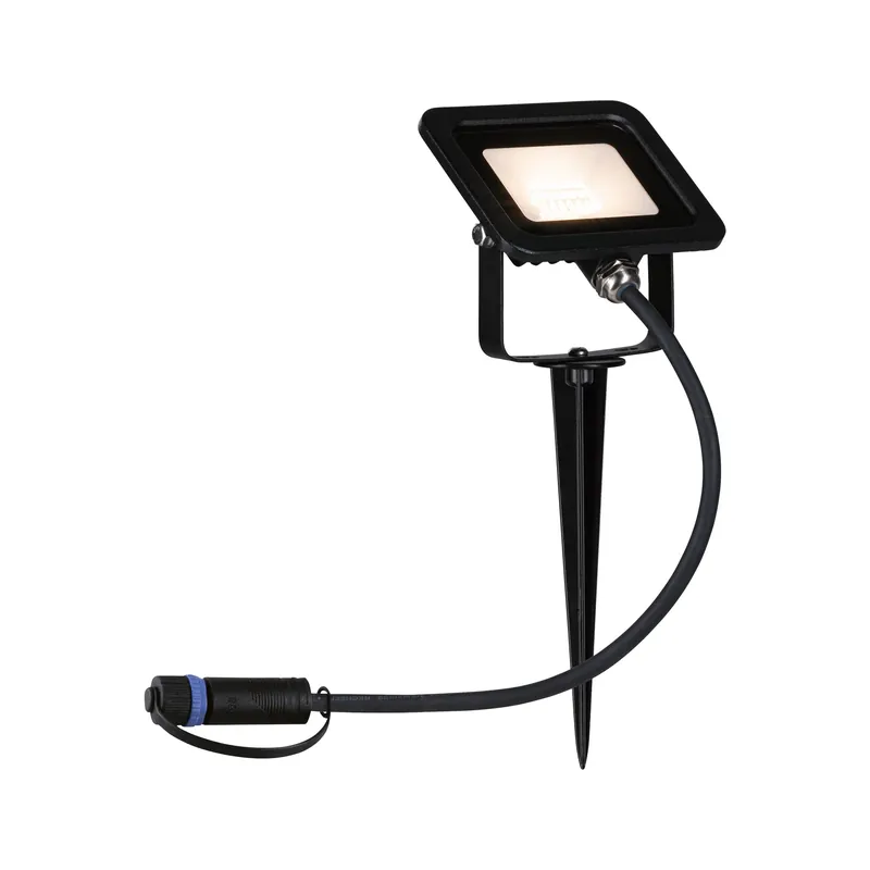 Paulmann Plug & Shine Erdspieß Flood IP65 6,8W 3.000K Schwarz Direkt Vom Hersteller