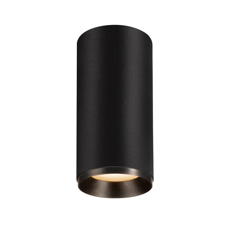 Neu Im Sortiment SLV NUMINOS CL DALI L, Indoor LED Deckenaufbauleuchte schwarz/schwarz 3000K 24°