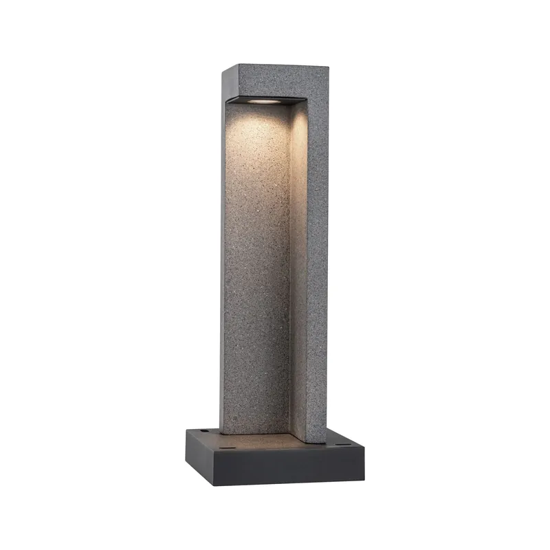 Paulmann Outdoor 230V Pollerleuchte Concrea 6,5W IP44 black 3000K Sandstone Cement Bestpreis