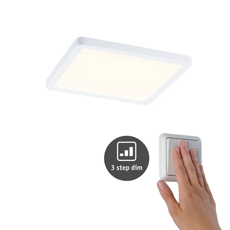 Paulmann EB Panel AREO VariFit IP44 13W 3000K 3Step dim 175x175mm Weiß Kst Angebot