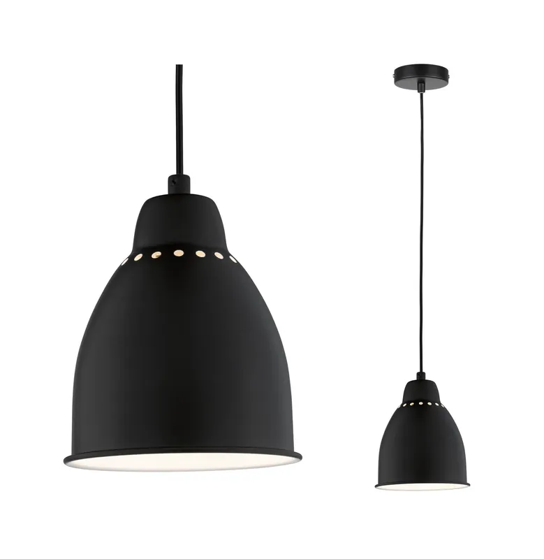 Kostenloser Versand Paulmann Neordic Hilla Pendelleuchte max. 1x40W E27 Schwarz 230V Metall