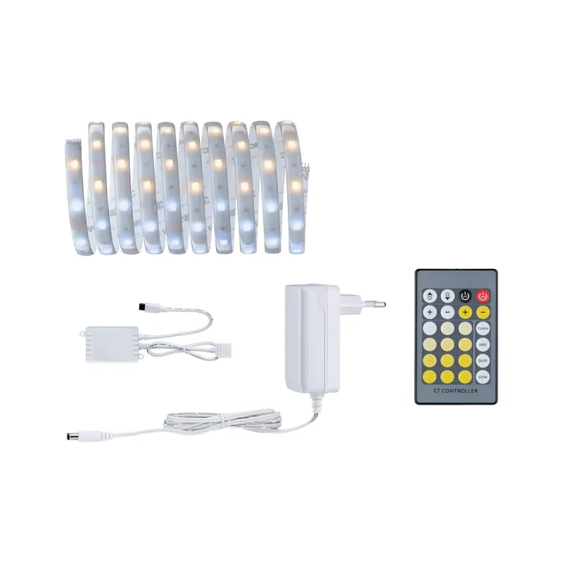 Top-Preis Paulmann MaxLED 250 Basisset 3m TunW IP44 Protect Cover 11,5W 230/24V Silber