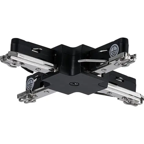 Super-Preis Paulmann URail X-Verbinder starr Schwarz matt 230V Kunststoff/Metall