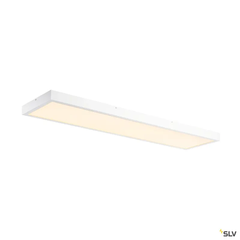 SLV PANEL 1200x300mm LED Indoor Deckenaufbauleuchte,3000K, weiß Abverkauf