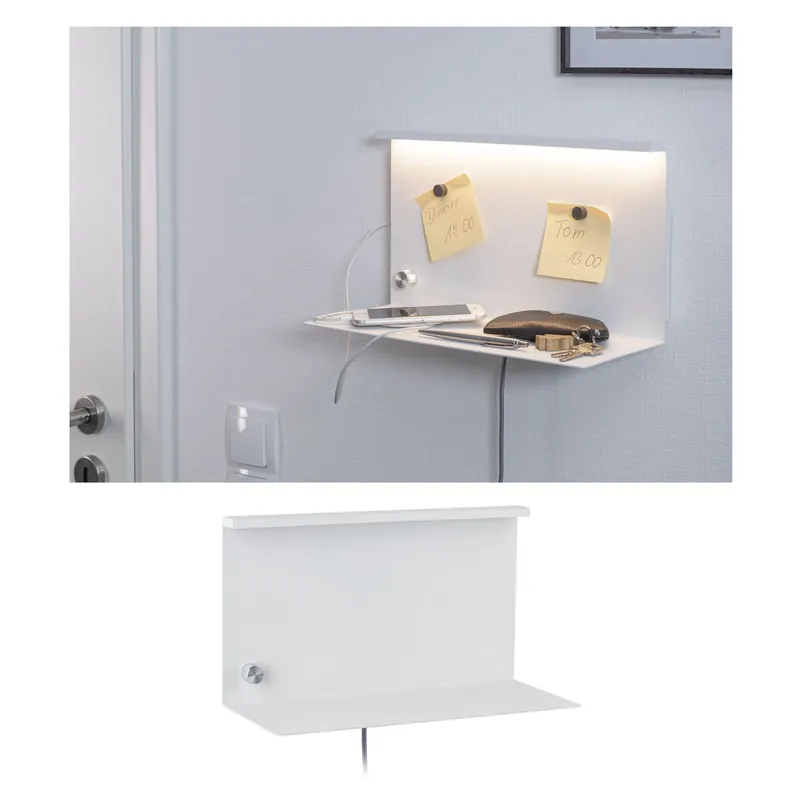 Online Kaufen Paulmann LED Wandleuchte mit Ablage Jarina 4,5 W Weiß/Metall