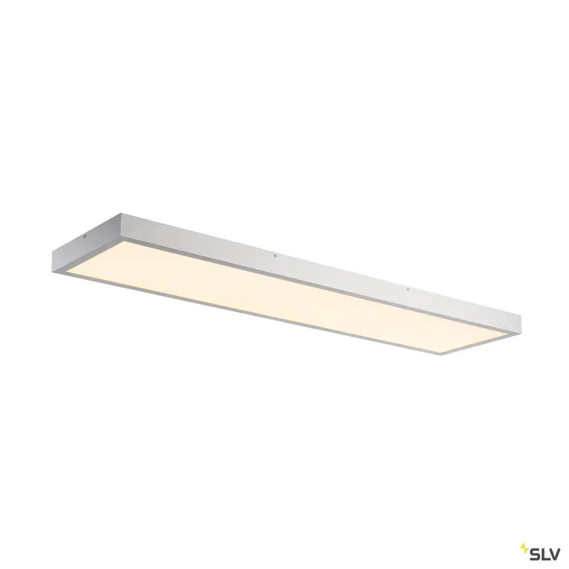 Schnäppchen SLV PANEL DALI Indoor LED Deckenaufbauleuchten 1200x300mm grau 3000K