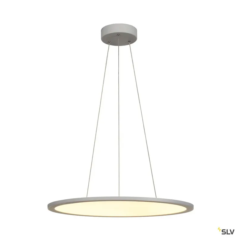 Neuheit SLV PANEL 60 DALI Indoor LED Pendelleuchten rund grau 3000K