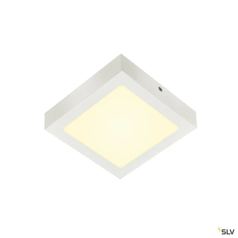 Billig SLV SENSER 18 Indoor LED Deckenaufbauleuchte eckig weiß
