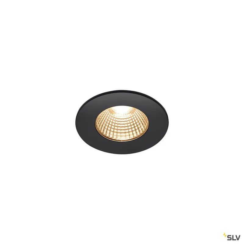 Gratis Versand SLV PATTA-I, LED Outdoor Deckeneinbauleuchte, rund DL IP65 schwarz 1800-3000K
