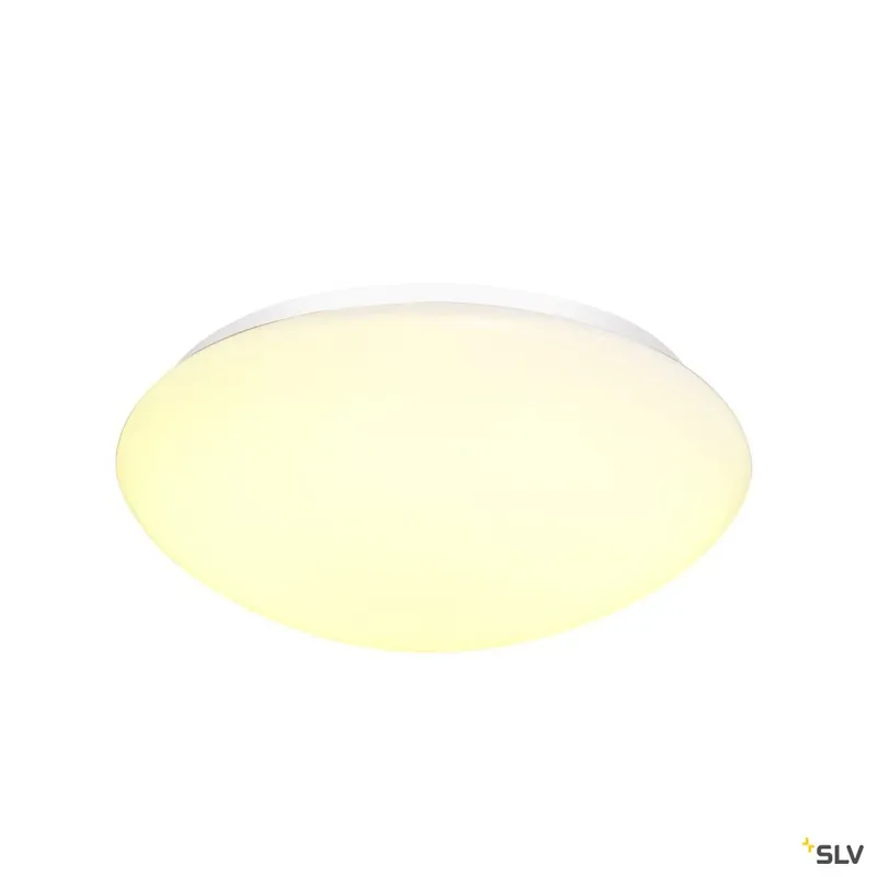 SLV LIPSY 40 Dome, LED Outdoor Wand- und Deckenaufbauleuchte, weiß, IP44, 3000/4000K Preis Gesenkt