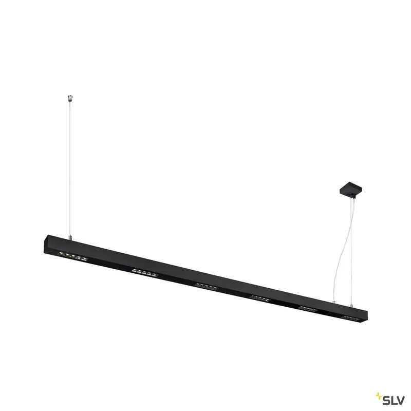 SLV Q-LINE PD, LED Indoor Pendelleuchte, 2m, BAP, schwarz, 4000K Finale Aktion