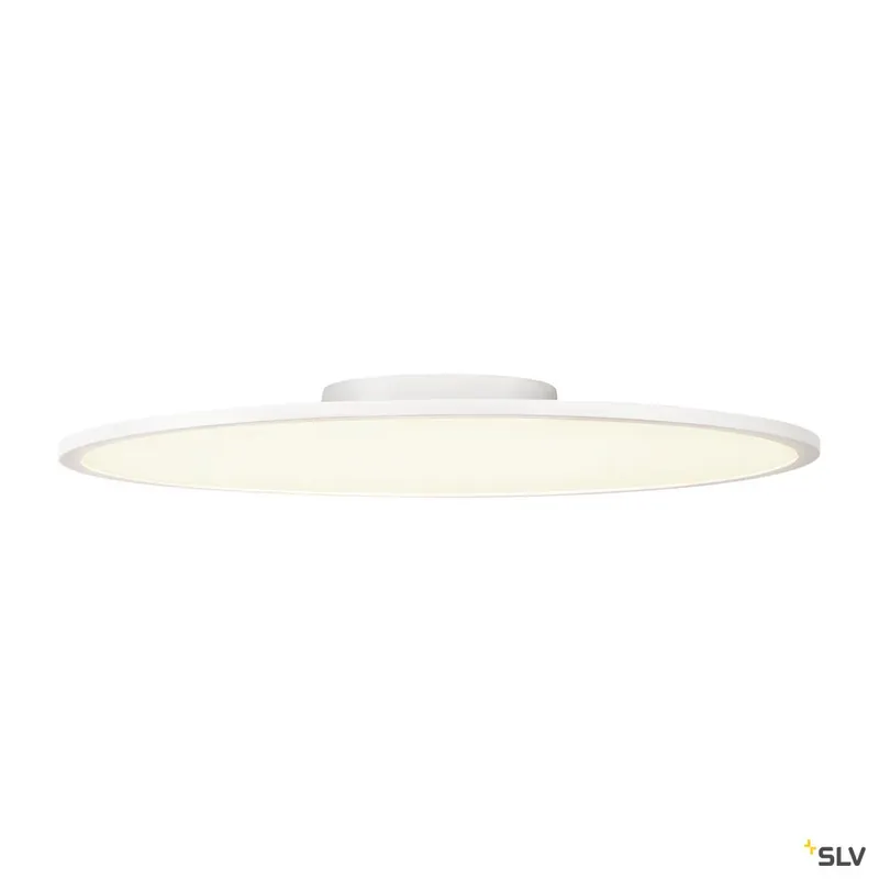 SLV PANEL 60 rund, LED Indoor Deckenaufbauleuchte, weiß, 4000K Kostenloser Rückversand
