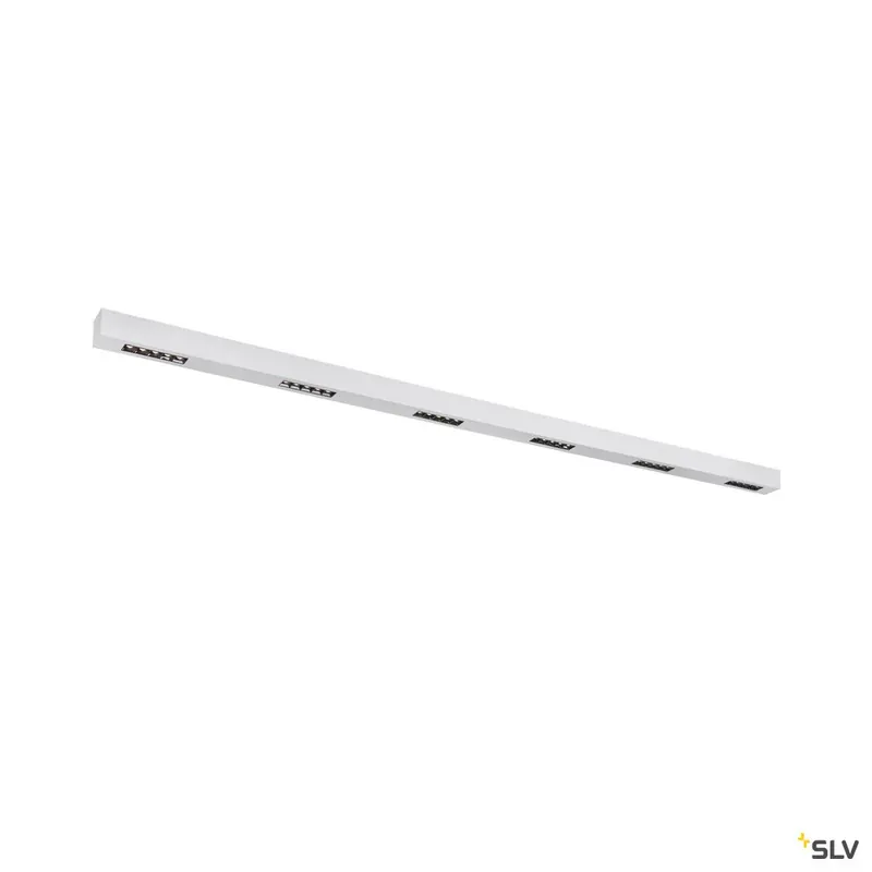 SLV Q-LINE CL, LED Indoor Deckenaufbauleuchte, 2m, BAP, silber, 4000K Highlight