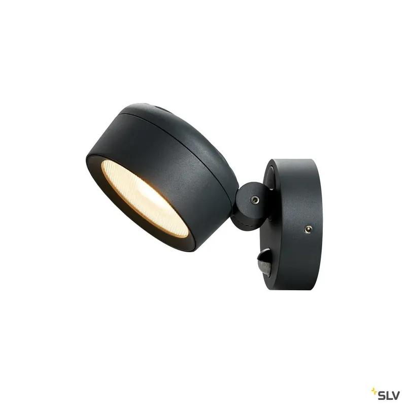 SLV ESKINA SPOT SENSOR Outdoor Wand- und Deckenaufbauleuchte anthrazit IP65 dimmbar Solange Der Vorrat Reicht