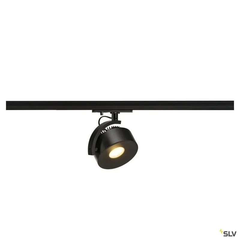 Finale Aktion SLV 1~ KALU TRACK Indoor LED 1 Phasen System Leuchte schwarz 3000K inklusive 1 Phasen-Adapter