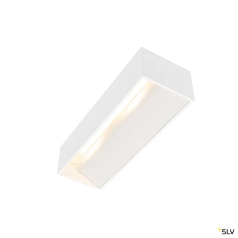 Markenware SLV LOGS IN L Indoor LED Wandaufbauleuchte schwarz/messing 3000K TRIAC dimmbar
