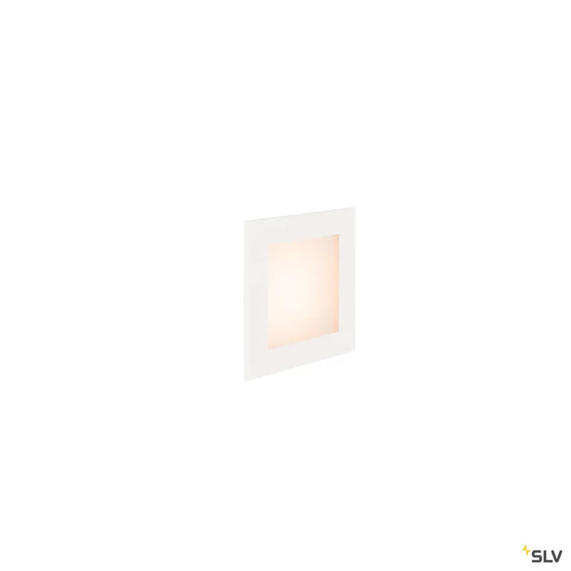 Echt SLV FRAME LED 230V BASIC, LED Indoor Wandeinbauleuchte, weiss, 2700K