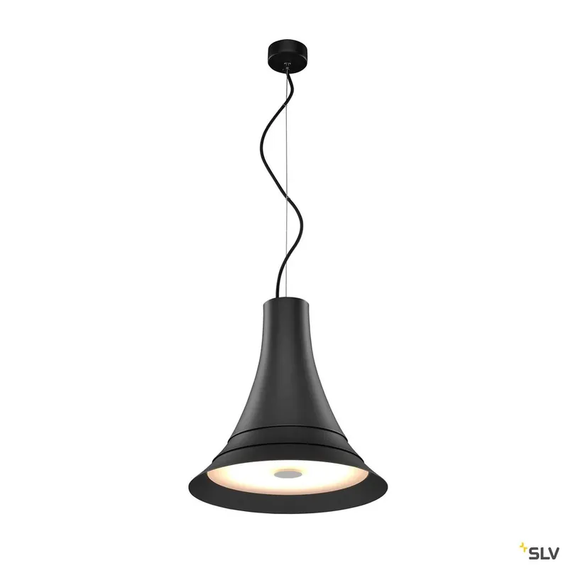 SLV BATO 35 PD, LED Indoor Pendelleuchte, schwarz, LED, 2700K Geprüft