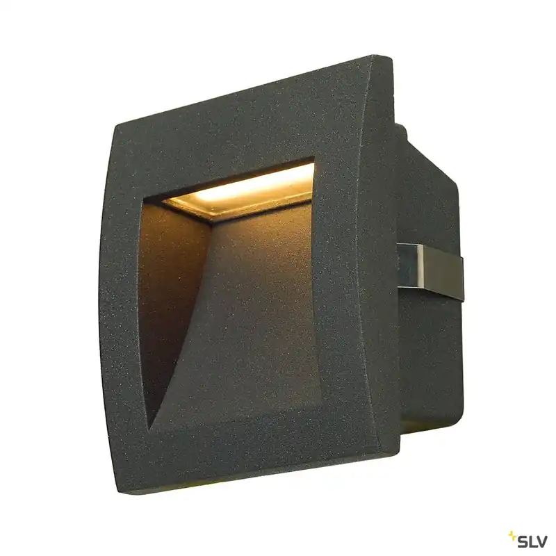 SLV DOWNUNDER OUT LED S Wand- einbauleuchte, anthrazit Super-Preis