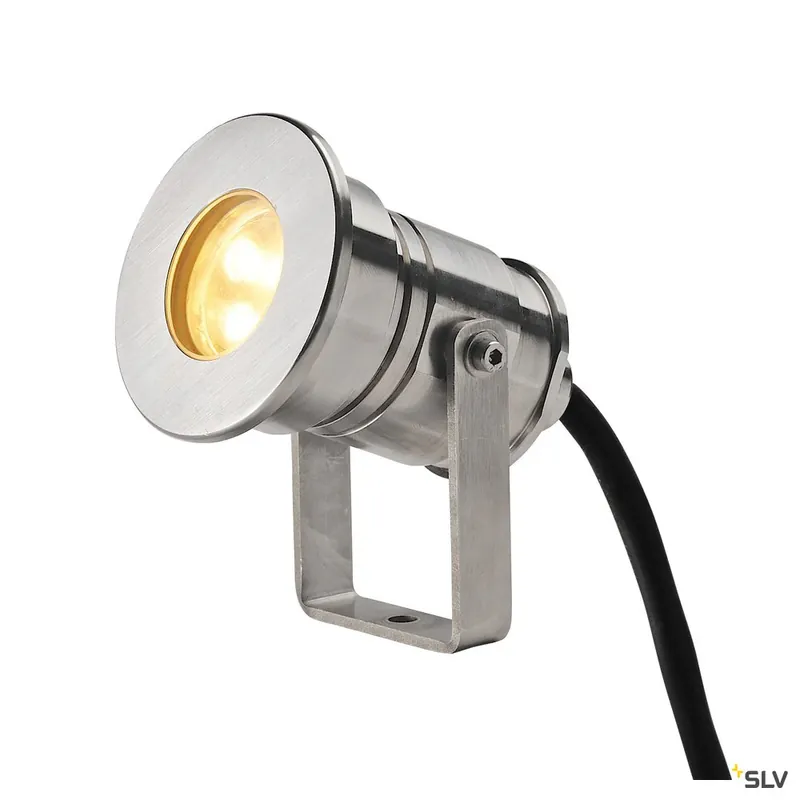 SLV DASAR PROJECTOR LED PRO, Edelstahl 316, 6W, 3000K, 230V Zertifiziert