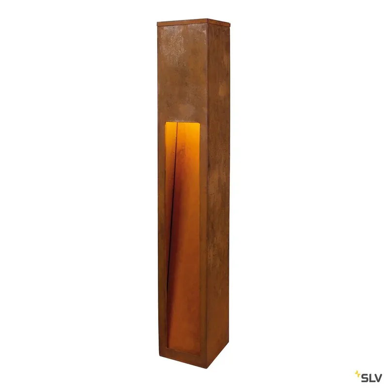Versand Am Gleichen Tag SLV RUSTY 80 LED SLOT Aussenleuchte, eisen gerostet, LED 3000K