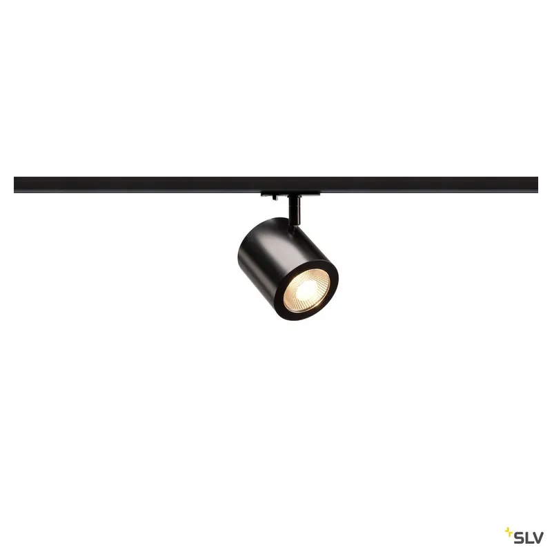 Wochenendangebot SLV ENOLA_C LED Strahler für 1Phasen Hochvolt-Stromschiene, 3000K, schwarz, 35°, inkl. 1 Phasen-Adapter