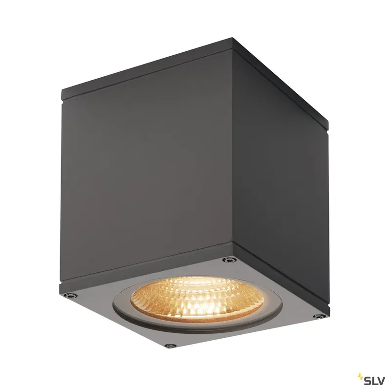 SLV BIG THEO CEILING, Outdoor Deckenleuchte, LED, 3000K, anthrazit Echt