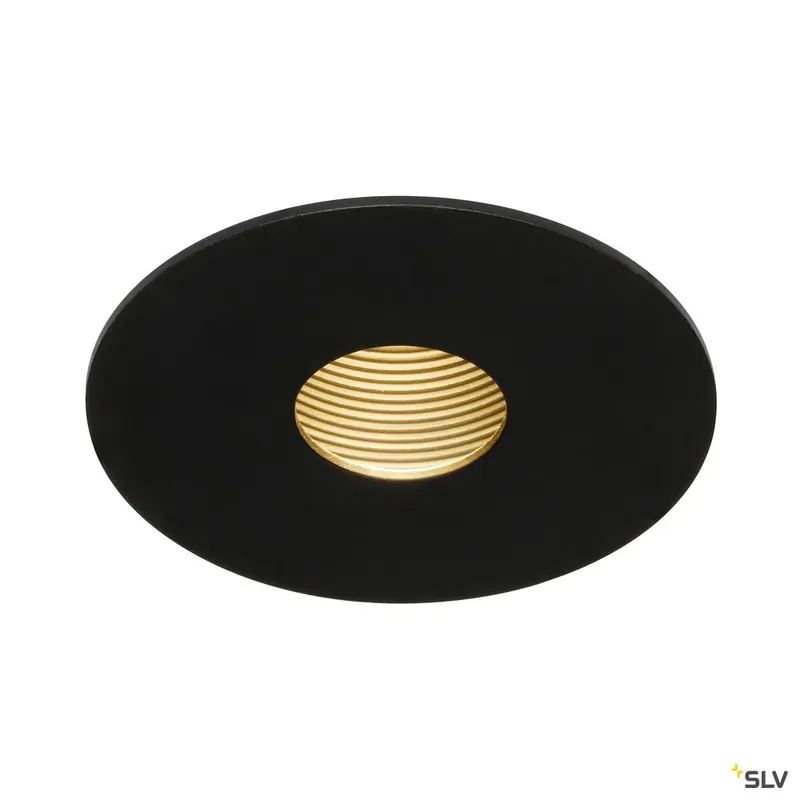 SLV H-LIGHT ROUND HOLE, mattschwarz, 12W, 20°, 2700K, inkl. Treiber, Clipfeder Kracherpreis