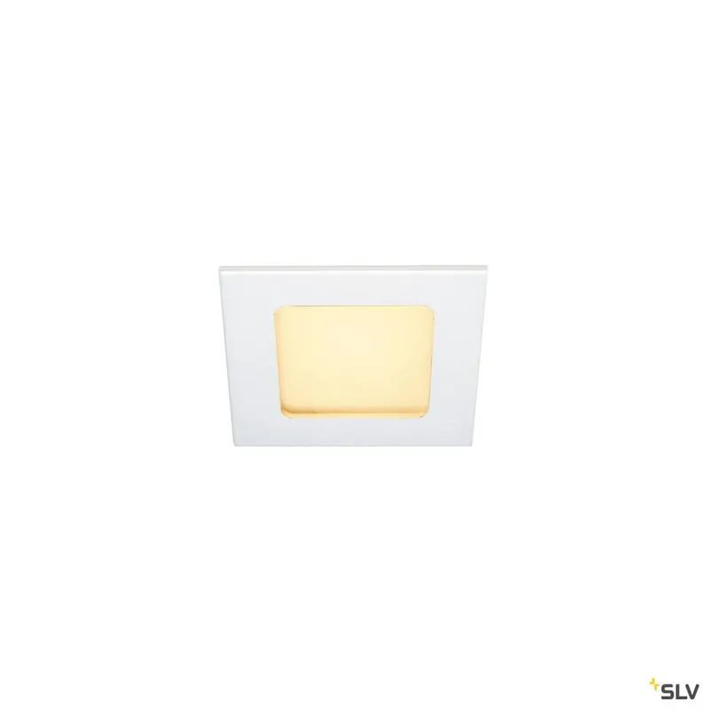 Rabatt SLV FRAME BASIC, LED Set, Down- light, mattweiss, 6W, 3000K, inkl. Treiber