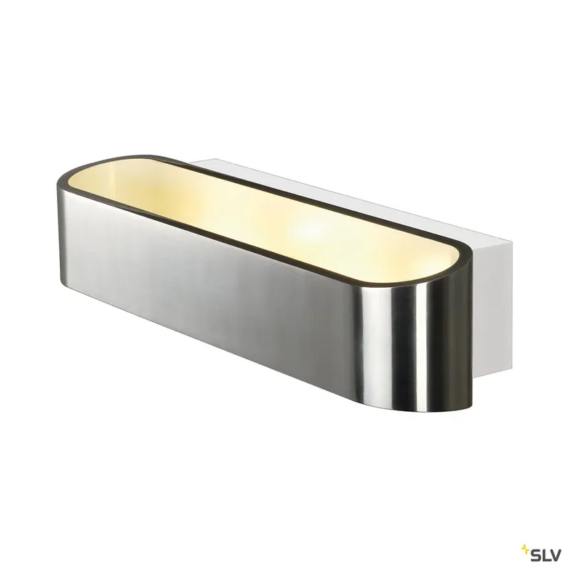 Sale SLV ASSO LED 300 Wandleuchte, oval, alu brushed, 2x5W, 3000K