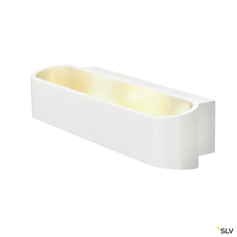Ausverkauf SLV ASSO LED 300 Wandleuchte, oval, weiss, 2x5W LED, 3000K