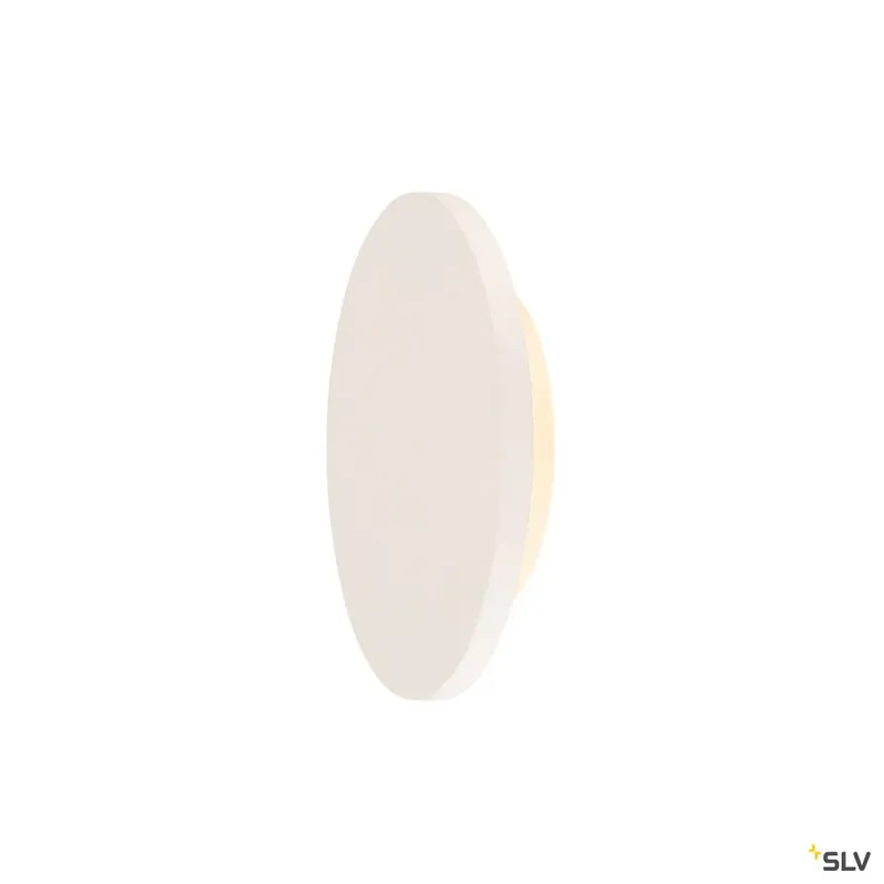 Expressversand SLV PLASTRA, Wandleuchte, LED, 3000K, rund, weißer Gips, Ø 30cm