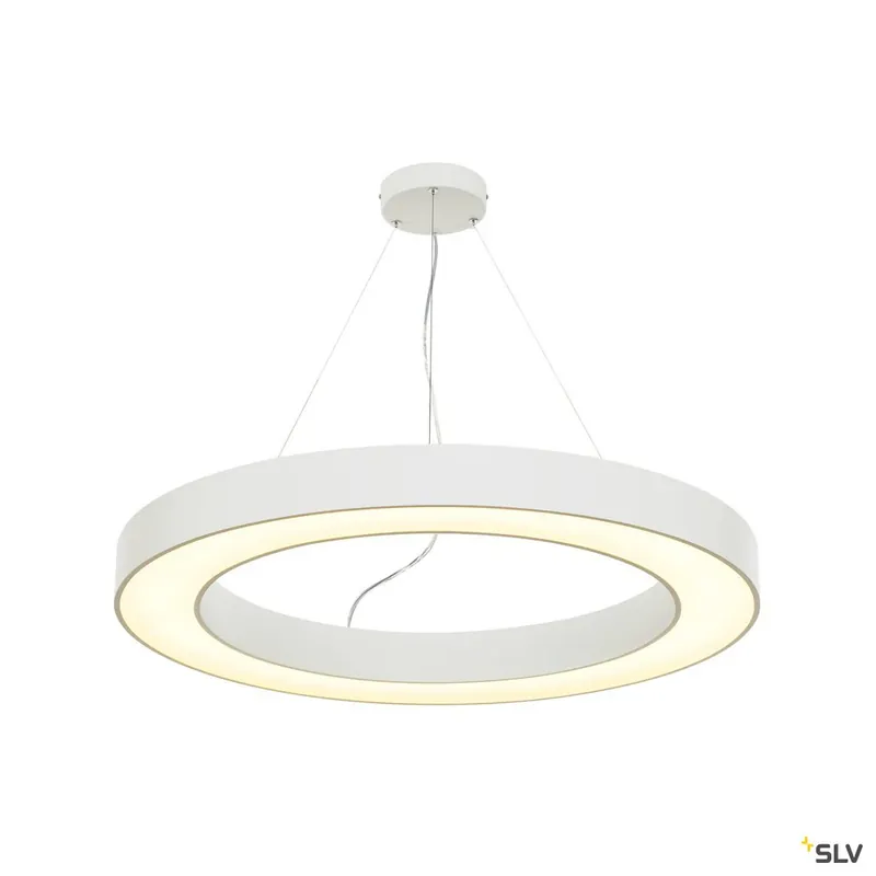 SLV MEDO PRO 90 RING Pendel- leuchte, weiss, LED Nur Heute