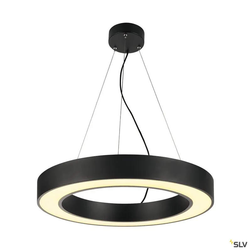 Neuheit SLV MEDO PRO 60 RING Pendel- leuchte, schwarz, LED