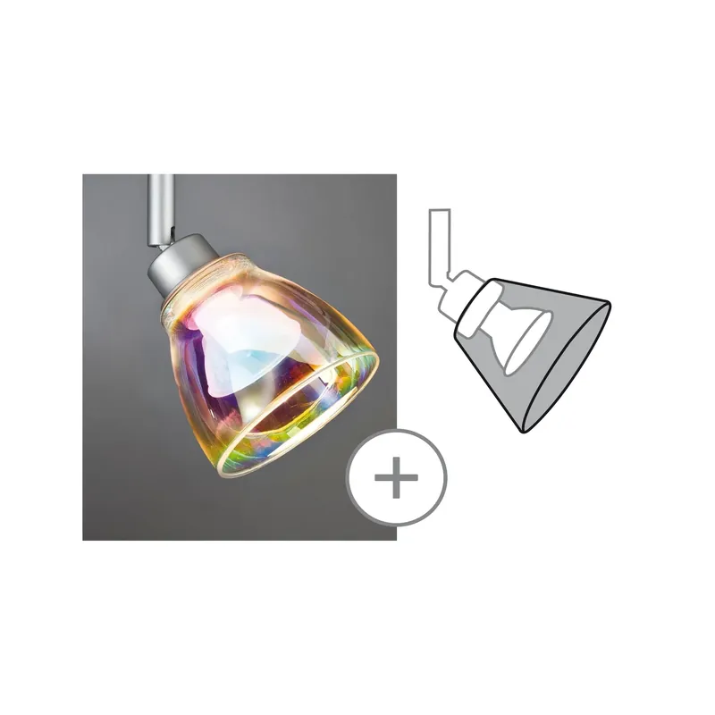 Top-Angebot Paulmann DecoSystems Schirm Wolbi max.50W Glas Dichroitic