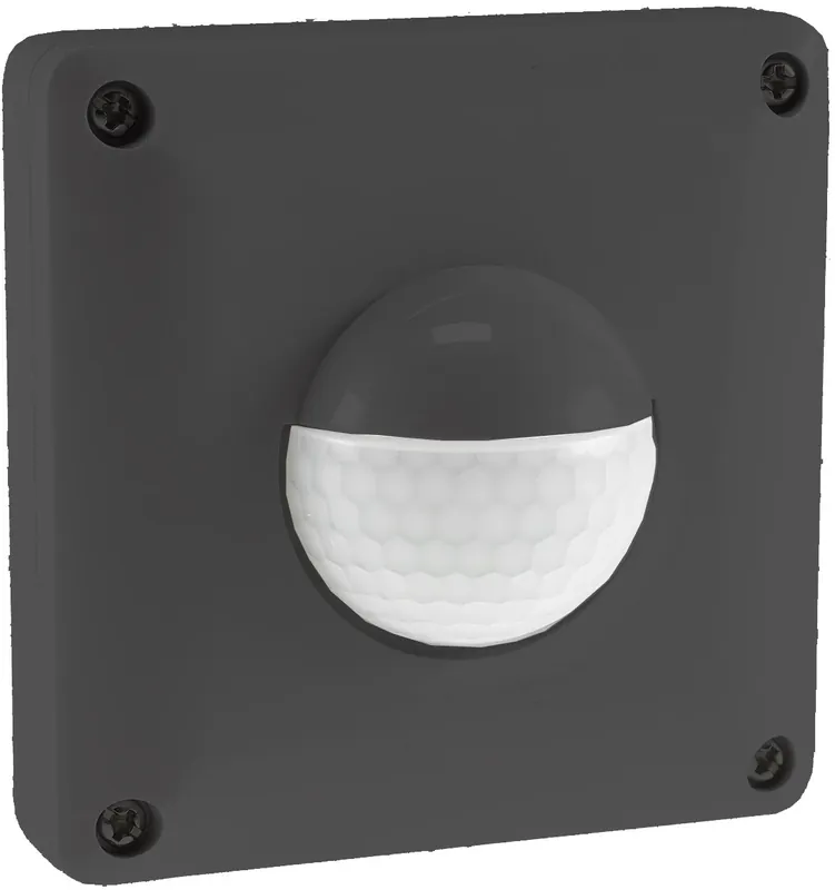 Unterputz PIR Bewegungsmelder 190°- IP65 2 & 3 - Draht Technik, anthrazit Saisonangebot