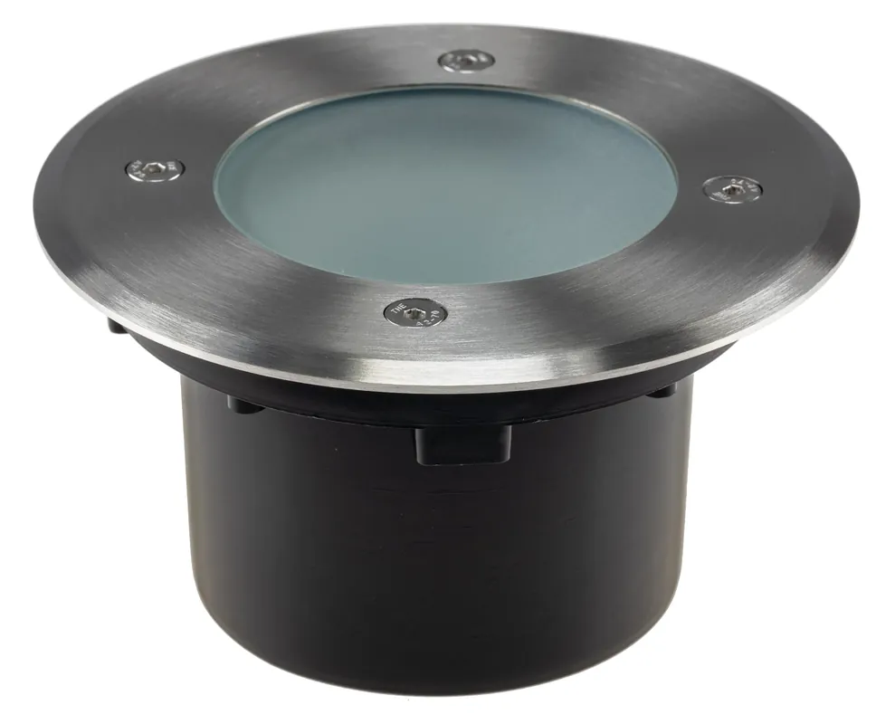 Letzte Chance Bodenleuchte "BEL GX53 XXL " Rund ØxT 14x7cm, IP65, GX53 Fassung