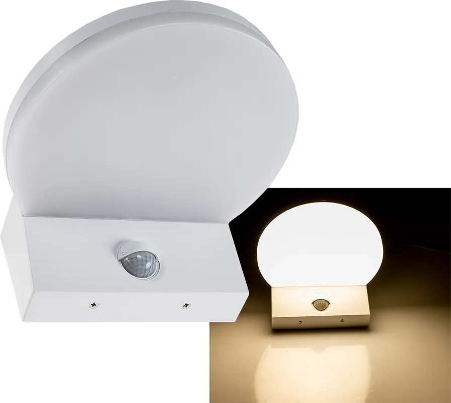 LED Wandleuchte "TORTUGUERO" IP65 15W, 1526lm, 140° Bewegungsmelder, 3000K Sofort Bestellen