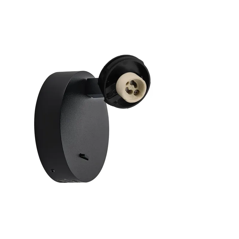 Deko-Light Can Tilt Round USB Base, 1x 7,5 W GU10, Schwarz Direkt Vom Hersteller