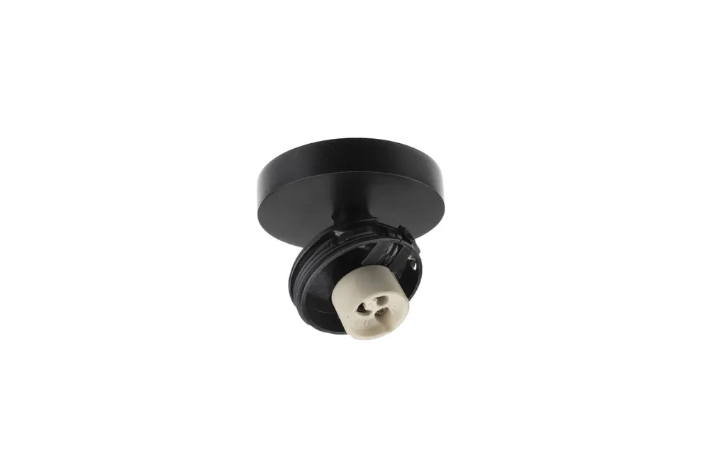 Deko-Light Can Tilt Round Base, 1x 7,5 W GU10, Schwarz Neue Kollektion