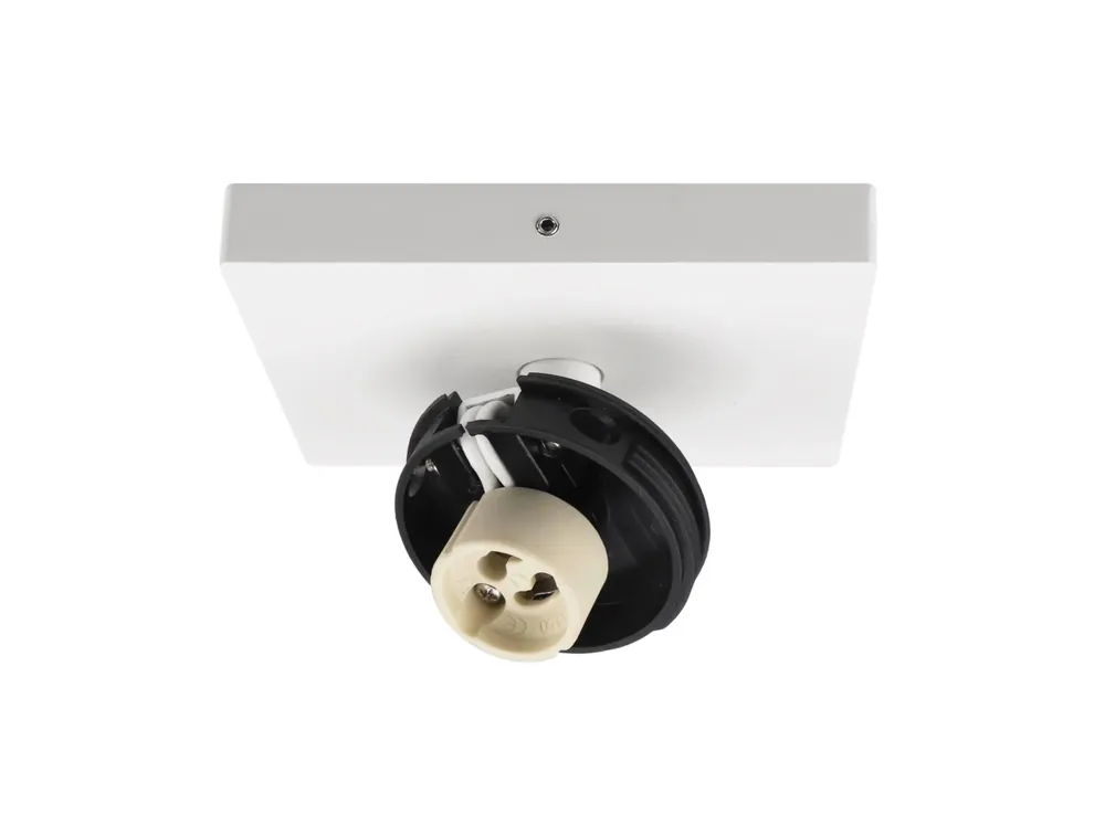 Deko-Light Can Tilt Square Base, 1x 7,5 W GU10, Weiß Kostenfreie Lieferung