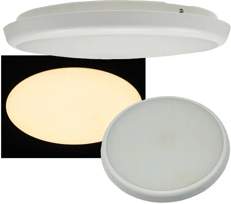 LED Deckenleuchte "SALAO 22 WW" IP54, 22W, 2000lm, 3000K, HF-Bewegungsm. Günstig