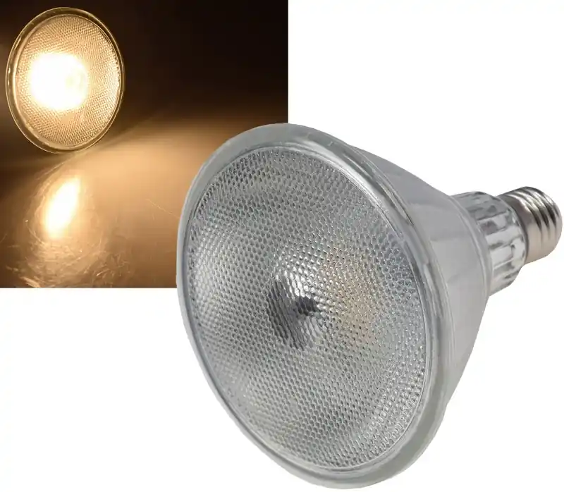 Neue Kollektion LED Strahler PAR38, 18W, 28x SMD-LED 1400lm, 45°, 230V, 3000K warmweiß