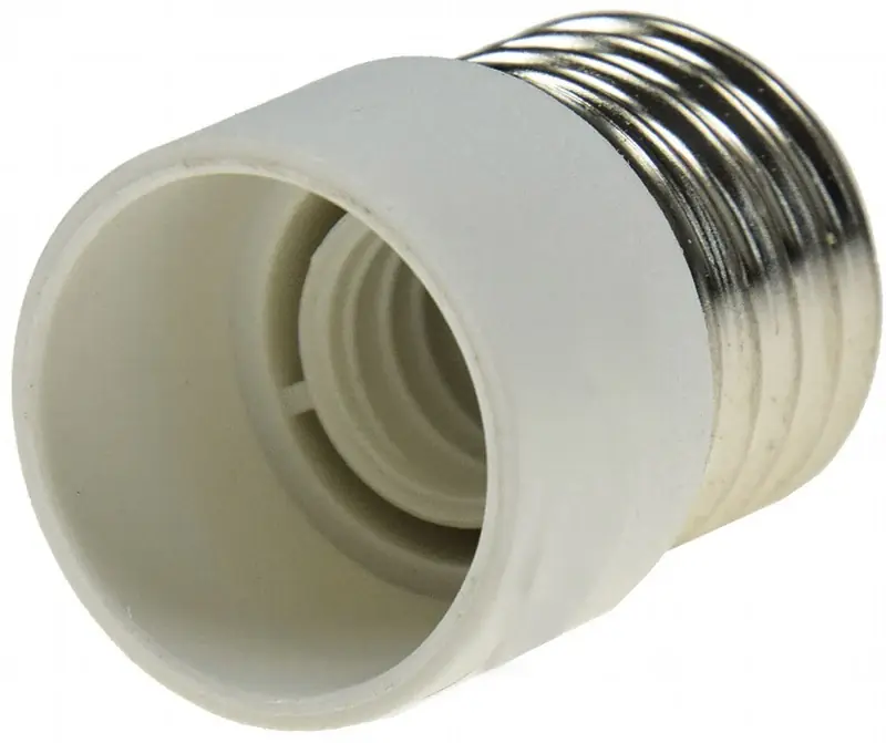 Neue Kollektion Lampensockel-Adapter, Kunststoff E27 auf E14