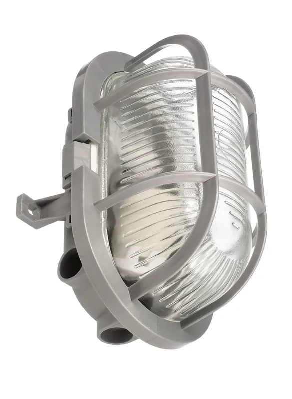 Deko-Light Sotano Retro, oval, 1x max. 60 W E27, Grau Heißes Angebot